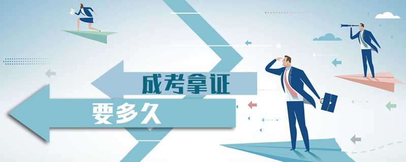 成考拿證要多久
