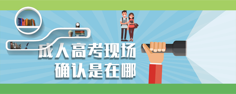 成人高考現(xiàn)場(chǎng)確認(rèn)是在哪